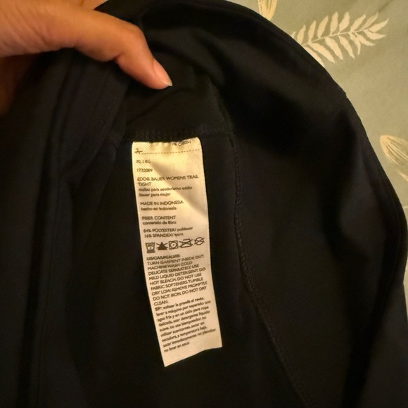 Eddie Bauer Black Performance Leggings Size XL - Picture 8 of 8